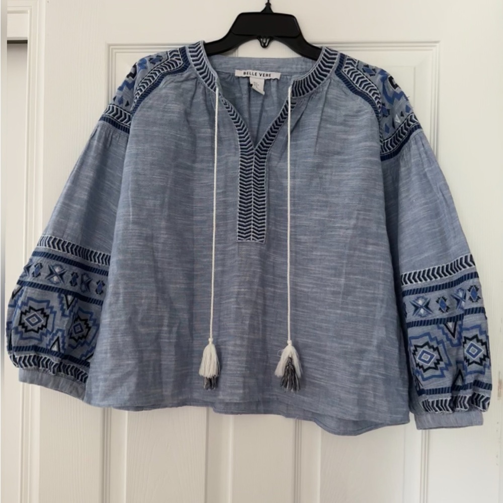 Belle Vere Embroidered Top